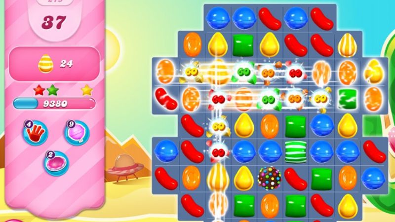 Tải Candy Crush Saga MOD APK (Full Tiền, Mở Khóa) v1.320.1.1 Cơ Chế Match-3 Kinh Điển Và Biến Hóa