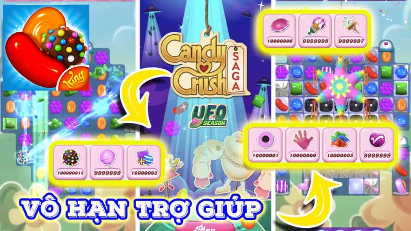 Tải Candy Crush Saga MOD APK (Full Tiền, Mở Khóa) v1.320.1.1 Candy Crush Saga Hack Có Những Tính Năng Nâng Cấp Gì?