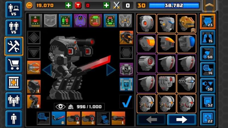 Tải Hack Super Mechs (Vô Hạn Tiền, Menu) V7.628.4 Tùy Biến Và Nâng Cấp Robot Theo Chiến Thuật Riêng Của Hack Super Mechs