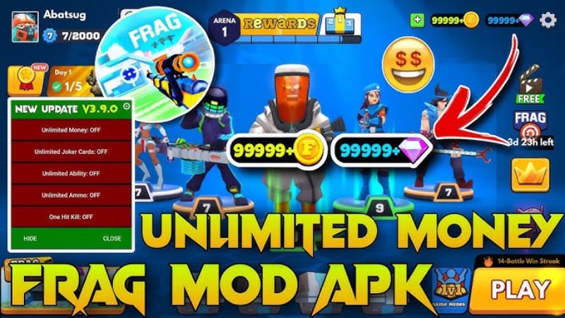 Tải FRAG Pro Shooter MOD APK v3.7.0 (Vô Hạn Kim Cương) frag-pro-shooterfrag-pro-shooter-1